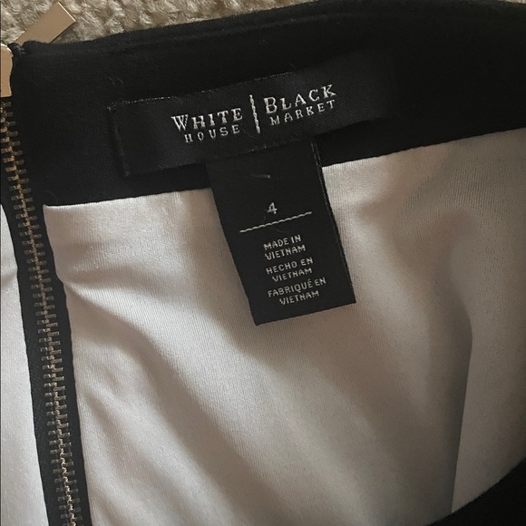 WHBM size 4 color blocked dress - Picture 6 of 8